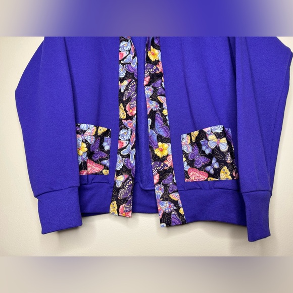 Beautiful Butterfly Open Front Cardigan - Fruit Of The Loom CasualWear - Picture 5 of 13